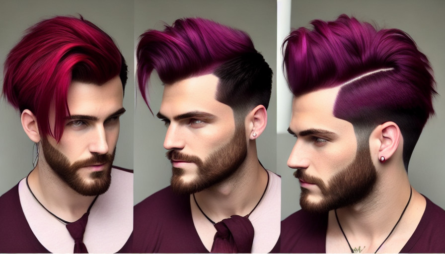 Burgundy Hair Dye for Men: A Fashionable Choice for Modern Gents