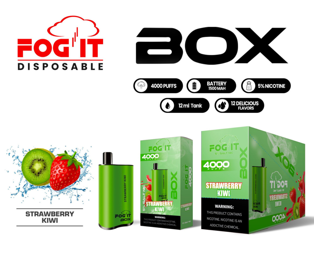 Fog It Vape 4000 Puffs – Strawberry Kiwi