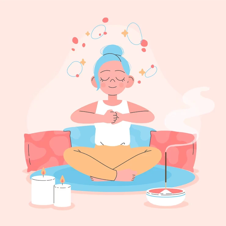 Meditation for skin care